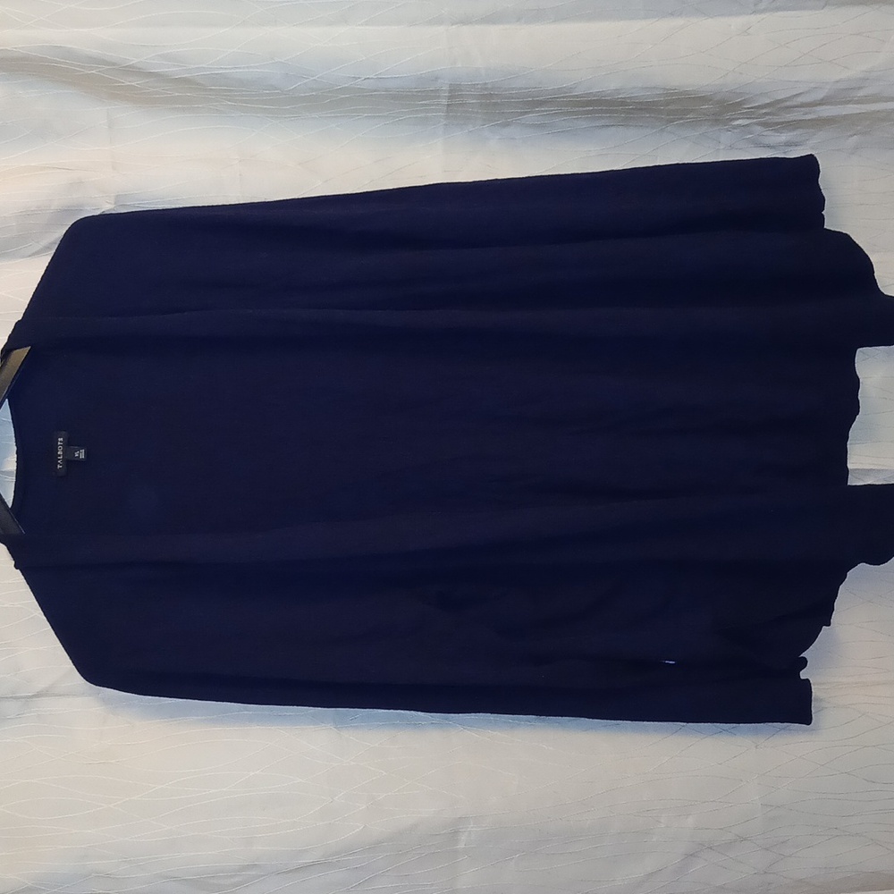 Talbots Women's Navy‎ Blue Cardigan Size XL